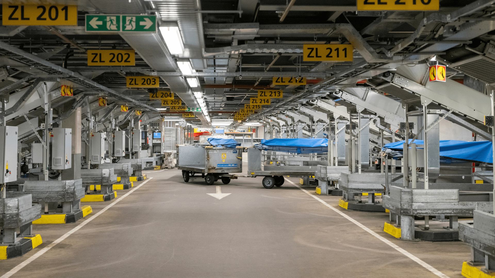 Airport baggage cart