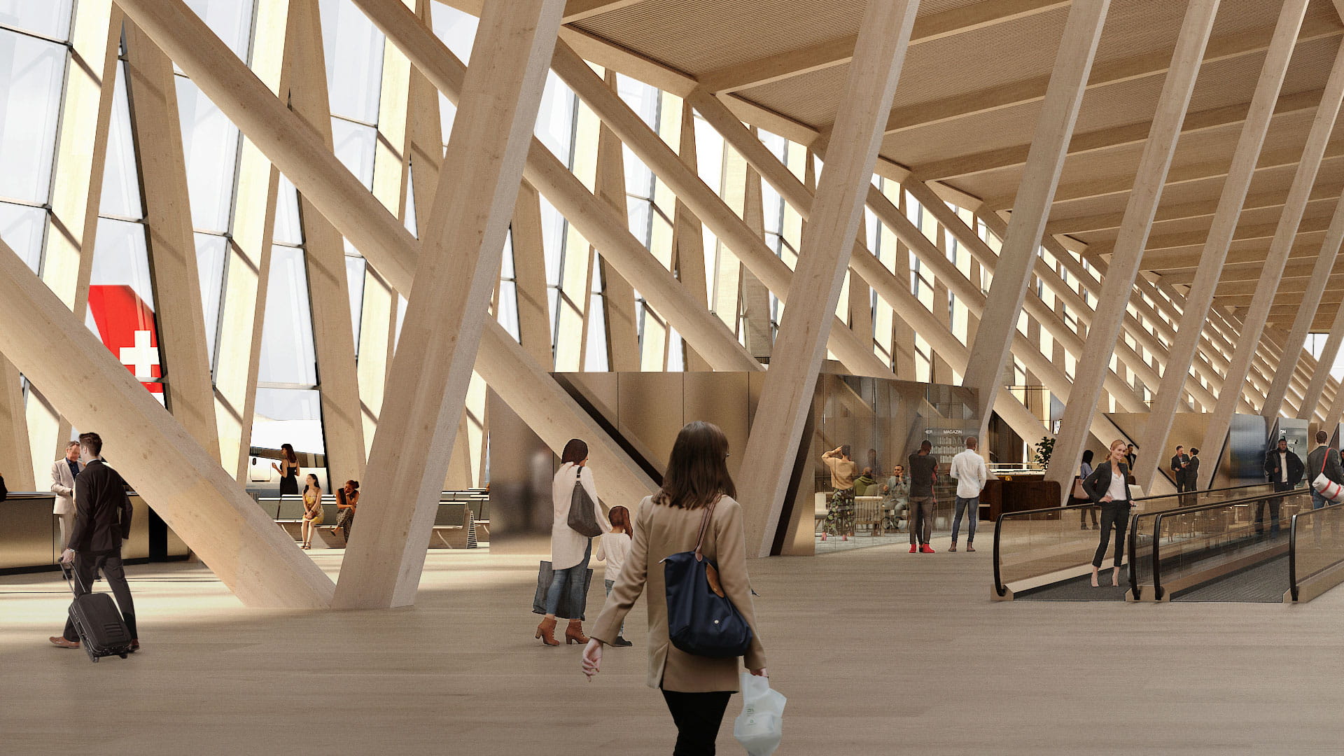 New Dock A at Zurich Airport