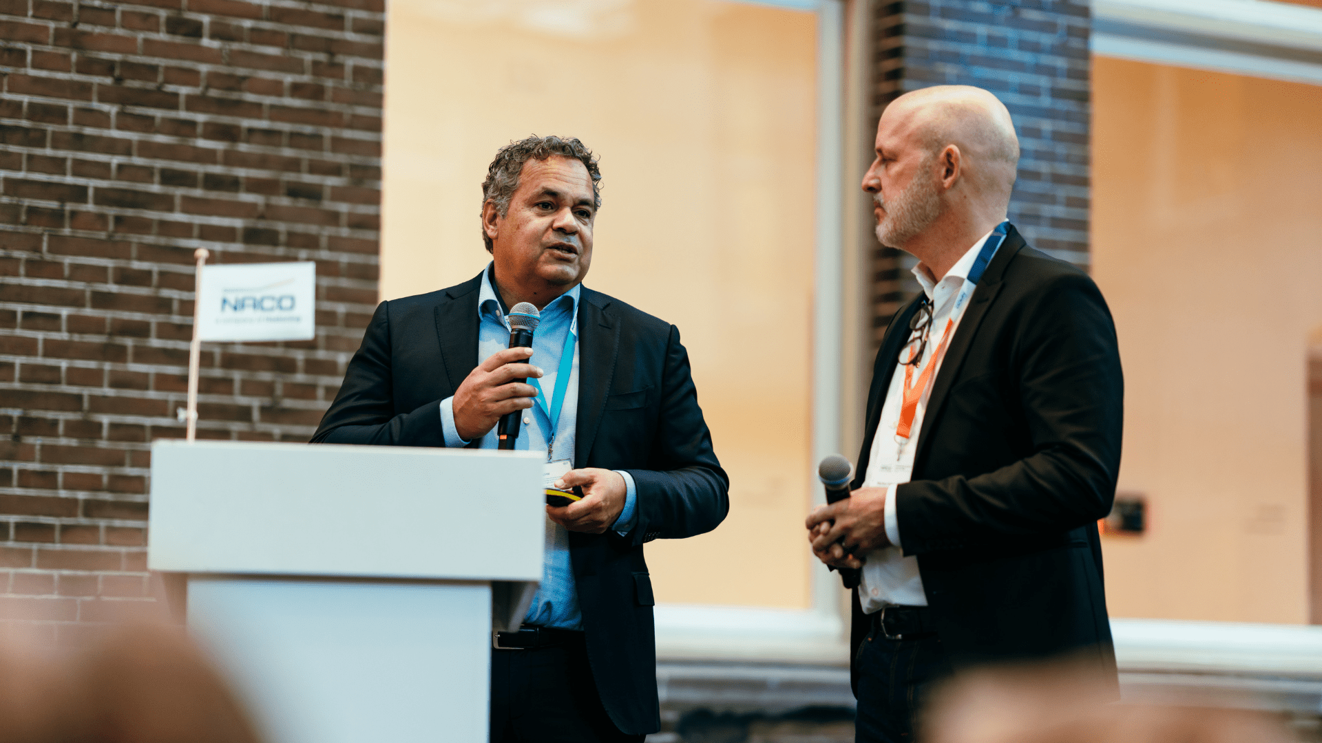 René Marey and Markus Günnigmann present at NACO's Sustainable Aviation Summit