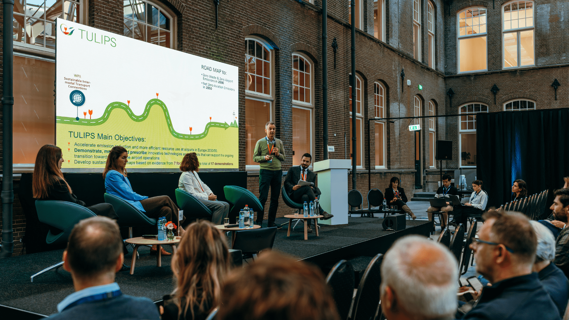 Panel discussion at NACO's Sustainable Aviation Summit