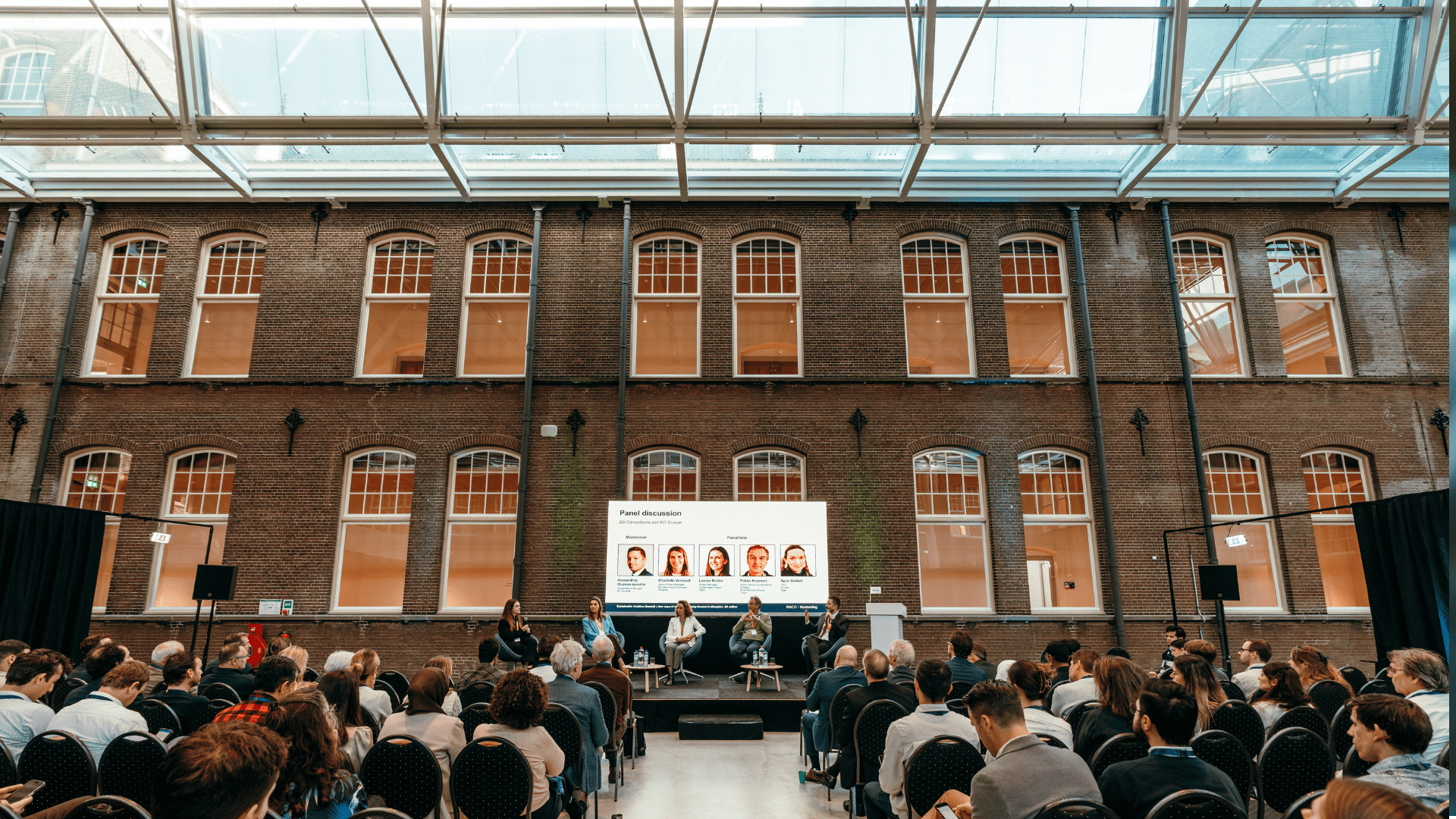 The opening of the 6th NACO Sustainable Aviation Summit in Delft, The Netherlands