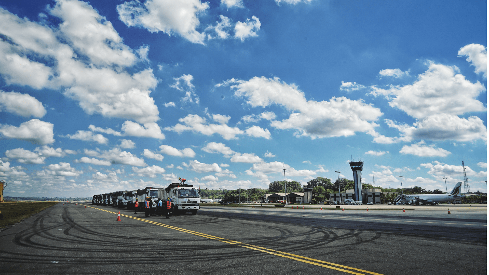 Runway refurbishment at Bandaranaike International Airport