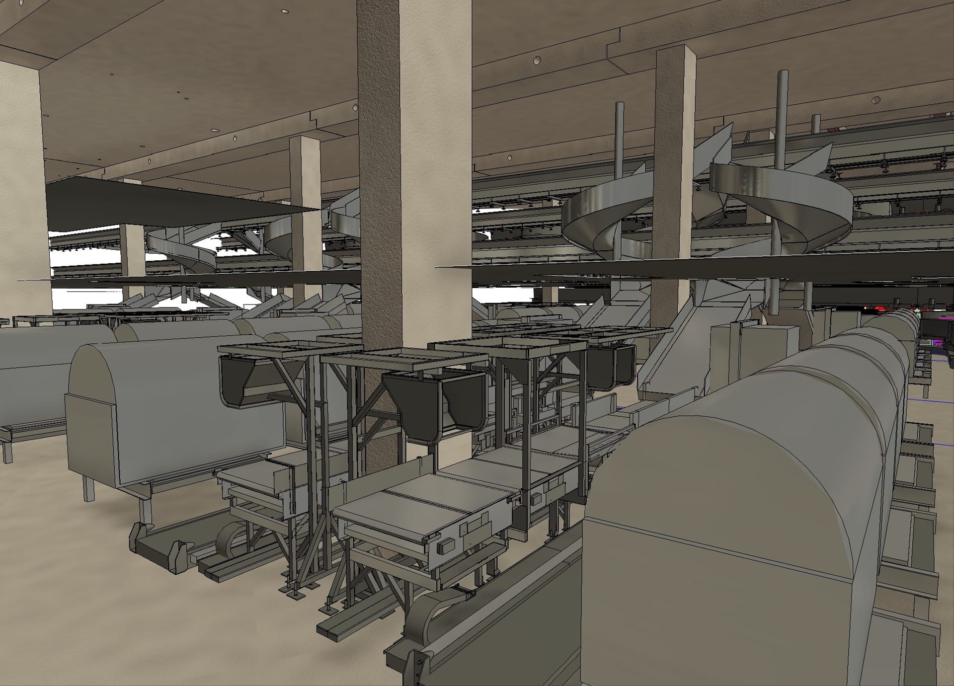 Mechanisation of Baggage Handling System at Amsterdam Airport Schiphol