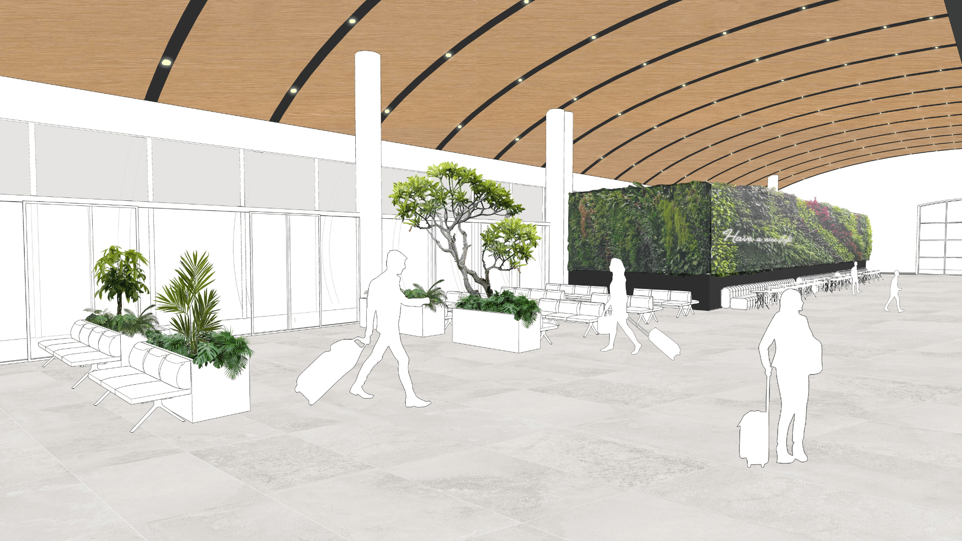 The Asaba Airport render